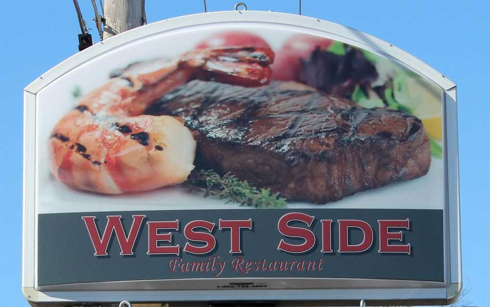 West Side Family Diner Sign